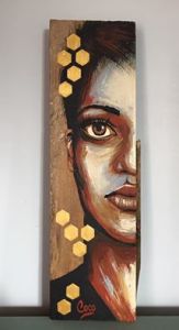 hexagone-tableau-bois-les-ptits-dessins-de-coco