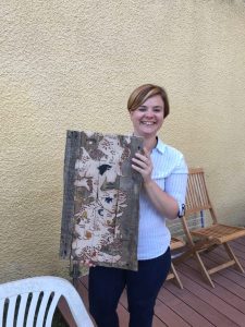 carte westeros peinture sur bois