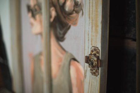 porte de placard tableau solène par coraline van butsele alias coco