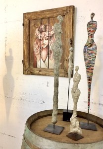 Festival Fine en Bulles exposition d'art et dégustation de champagnes chez les vignerons de Crouttes sur Marne