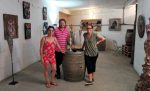 Festival Fine en Bulles exposition d'art et dégustation de champagnes chez les vignerons de Crouttes sur Marne