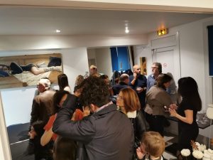 exposition de peinture sur bois de Coraline Van Butsele alias coco au restaurant le st antoine à Crépy en Valois.